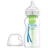 Dr. Brown'S - Biberon a bocca larga + tettarella livello 2 (+3 mesi), bianco, 270 ml