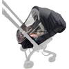 Colu Kid Copertura antipioggia per passeggino compatibile con seggiolini auto e passeggini Doona X, i e Doona + impermeabile, antivento, traspirante con ampia cerniera e fori di ventilazione