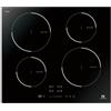Master Kitchen Piano cottura induzione 4 zone colore nero - Master Kitchen MKHI604BK