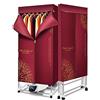 WolFum Stendibiancheria riscaldato con temporizzazione automatica Display touch pieghevole Asciugatrice portatile Stendibiancheria portatile per capacità di lavanderia Energia (Colore : Rosso)