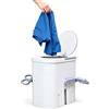 Generic Lavatrice Manuale Portatile Manovella Non Elettrica Lavatrice da Campeggio | Maniglia Girevole Rimovibile, Lavatrice da Viaggio Portatile Capacità 8 L, per Campeggio Appartamenti Dormitori