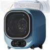 BoTongSiHai Piccola Asciugatrice Portatile Ventilata, Asciugatrice A Condensazione Compatta, Piccola Portatile Da Parete Con Centrifuga Automatica, Soluzione Ideale Da Bancon(Blue)