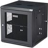 StarTech.com Armadio 19 12U a Muro, Server Rack a 4 Montanti Profondo 51cm Con Ripiano, Pannello Posteriore Con Cerniere, Ventilato Adatto a Switch Cisco 3850, Serie 2960 (RK1224WALHM)