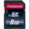 Transcend TS8GSDHC10 Scheda di Memoria SDHC da 8 GB, Classe 10