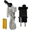 Lumineo Adattatore per batteria da 4,5 V, ricambio per 3 micro batterie AAA