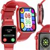 FOREVER iGO Watch 3 JW-500 Smartwatch Uomo Donna Rosso - Display Touch 1.3, Cardiofrequenzimetro, Notifiche Chiamate SMS, Sport, IP68, Pedometro, Android iOS, Giovane