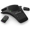 SNOM C520 Conference Phone speaker full-duplex, intelligente Conferenza, DECT, Bluetooth, Wireless Mic, espandibile, per le grandi conferenze con un massimo di 4 stanze separate; Nero; 00004356