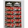 Camelion, 20 pile a bottone AG10 LR54 389 GP62A SR1130W