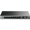 TP-Link Switch 10 porte Desktop Gigabit con 8 porte POE+, switch gestito, nero, funzionamento automatico