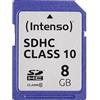 Intenso Scheda di memoria SDHC da 8 GB, Classe 10