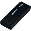 Goodram - Chiavetta USB UME3 (64 GB, USB 3.0), colore: Nero