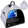 HoYiXi Parasole universale per computer portatile, pieghevole, per lavoro, viaggi e attività all'aperto, per 13-16 pollice Macbook/Hp/Dell/Acer/Asus PC laptop sun shade,grigio