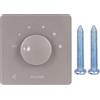 Denash Regolatore Volume Altoparlante da 50 W, Manopola di Sintonia a 5 Marce Controllo Volume Controllo Volume per Montaggio a Parete Domestico per Altoparlanti Domestici (GREY)