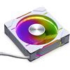 PHANTEKS D30 PWM Regular Airflow D-RGB Lüfter - 120 mm, bianco