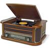 Soundmaster NR560 Nostalgie Music Center Impianto compatto Giradischi Lettore CD MP3 USB Encoding lettore cassette 75 Ohm
