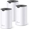 TP-Link WiFi Mesh Sistemi Deco S4 (3 Confezioni) Veloce per Tutta la casa, Copertura Wi-Fi da 250 m2, Installazione Facile, Controllo parentale, Compatibile con Tutte Le Box Internet