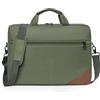 Hixingo Borsa per Laptop 15.6 Pollici, Impermeabile Oxford Borsa PC Portatili Borsa Notbook Modo Borsa a Tracolla con Cinghia per Trolley Multifunzionale Borsa Messenger (41x30x6cm,verde)
