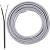 SeKi Cavo per altoparlante, 2 x 0,75 mm², 10 m, bianco, CCA