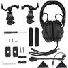 ACEXIER Cuffie tattiche GEN 5 per riprese senza riduzione del rumore, per casco, montate sulla testa, 2 in 1, 0PS Core A.RC e Team W.endy M-IOK (Black)