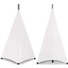 Starnearby Copertura Treppiede Casse, Copertura per Supporto per Altoparlante, Tela per Supporto per Altoparlante, Copertura Universale per Treppiede per Altoparlante, Copertura Elastica