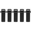 Diyeeni 943 Clip Posteriore da 5 Pezzi, Clip da Cintura per Clip da Cintura Originale Baofeng UV-5R, Clip da Radio in Vita sulla Cintura, Tasca o Borsa, Clip da Cintura a Due Vie con Radio