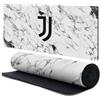 Head Case Designs Licenza Ufficiale Juventus Football Club Marmo Bianco Logo Cresta 37.4 x 15.75 x 0.16 Inches (900 x 400 mm) - XL Tappetino per Mouse E Scrivania da Ufficio per Giochi Tastiera PC