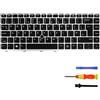 LIAN MO Tastiera retroilluminata compatibile con HP EliteBook 840 G5 846 G5 745 840 G6 14u G5 (Regno Unito, Retroilluminazione)