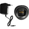 vhbw Caricabatterie compatibile con Motorola GP380, GP540, GP340, GP360, GP339, GP338, GP330, GP580, GP640 radio - Stazione di ricarica + alimentatore