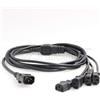 SZRMCC UPS PDU Server Cavo di Alimentazione Y Splitter IEC320 C14 Maschio a 4 x C13 Femmina 10A 250V Cavo di Prolunga (1.8m)