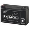ELCART Batteria Ricaricabile al Piombo SIGILLATA 6 Volt 12 Ah Marca EXTRACELL Gruppi continuità peg perego