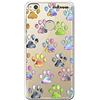 dakanna Custodia per Huawei P8 Lite 2017 | Tracce di Animali Domestici, Cane Gatto | Cover in Gel di Silicone TPU Morbido di Alta qualità con Sfondo Trasparente
