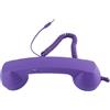 Culnflun Cornetta per cellulare USB C anti-radiazioni Cornetta telefonica vintage con presa da 3,5 mm per smartphone Stile retrò Plug and Play Materiale ABS (Púrpura)