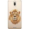 Mixroom - Cover Custodia Case In TPU Silicone Morbida Sfondo Trasparente Per HUAWEI MATE 10 LITE Fantasia Leone U802