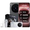 vivo Smartphone X300 Ultra 16GB+1024GB & BUNDLE,Fotocamera ZEISS 200MP (14-35-85 mm), Video 4K 120fps, Display 2K, Batteria 6600 mAh, Snapdragon 8 Elite Gen 5 (Volcano Black, X300Ultra+Bundle)