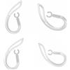 perfk 4 Pezzi Clip Auricolare Gancio Auricolare in Silicone per 6.0mm