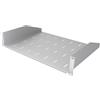 Stalflex Ripiano per Armadio Rack Eco 19 Pollici 2U 350mm - Armadio Rack Realizzato in Acciaio - Vassoio a sbalzo universale ventilato per montaggio a rack