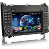 Erisin 7 Android 16 Autoradio per Mercedes Classe A W169 Classe B W245 Sprinter Vito Viano VW Crafter Schermo GPS Navi CarPlay Android Auto WiFi 4G DSP RDS DAB+ Comandi al volante 8-Core 4GB+64GB