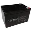 ANFEL 12V 14AH batteria ricaricabile al piombo VRLA Faston F2 6.35mm Per allarmi antifurti, sistemi di sicurezza, Batterie di ricambio per UPS USV, Solar, Solarpanel