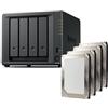 Synology DS925+ - Hard disk da 16 TB, 4 x 4 TB, 4 Bay Desktop NAS, 2,5 GbE, 4 GB di RAM