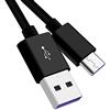 PremiumCord - Cavo di ricarica rapida USB-C 1 m, ricarica super veloce 5 A, USB 3.1 tipo C maschio a USB 2.0, cavo dati e ricarica rapida, adatto per dispositivi di tipo C, nero, 1 m