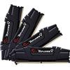 G.SKILL gskill F4 - 3200 C16Q 64gvk Memory D4 3200 64 GB C16 ripv K4 4 x 16 GB, 1,35 V, ripjawsv Nero