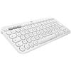 Logitech K380 Multi-Device Tastatur für Mac mit Bluetooth, kompaktem schlankem Profil, Easy-Switch, Batteria Ricaricabile a 2 Porte, Compatibile con MacBook PRO, MacBook Air, iMac, iPad - Bianco