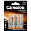 Camelion Pack de 4 batterias rechargeables 1,2V LR6/AA Ni-MH accu 2700 mAh
