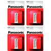 PANASONIC Confezione da 4 blister da 1 batteria Red Special Power 3R12/Flat Zinco-Carbon 4,5 V