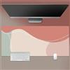 Jinmer Tappetino Mouse XXL 900x400x2mm Tappetino Mouse Gaming,Rosa Verde Beige Grande Tappetino Mouse,Lavabile Tappetino Scrivania,con Base in Gomma Antiscivolo Mouse Pad per Giocatore/Ufficio/Casa