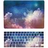 HLAAJJX Custodia Rigida Compatibile con Nuovo Macbook Air 13 pollici 2020 2019 2018 con display Retina e Touch ID A1932 A2179 A2337 M1, Caso Duro Protettivo in Plastica & Copritastiera, Cielo stellato