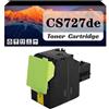 ZHJQDS Cartuccia di toner ad alta capacità compatibile per Lexmark CS727de CS728de CX727de 75B20K0 75B20Y0 75B20M0 75B20C0 Yellow*1