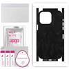 apgo SKIN BACK+SIDES RETRO+LATI Film Pellicola protettiva Protezione Posteriore per Apple iPhone 14 Pro Max, skin sticker film foil vinyl