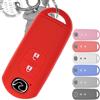 mt key Cover protettiva custodia morbida Cover chiave auto senza chiave rossa per Mazda 2 3 6 CX-3 CX-5 MX-5 2 pulsanti