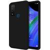 Tumundosmartphone Custodia in silicone liquido ultra morbido per TCL 20 R 5G colore nero